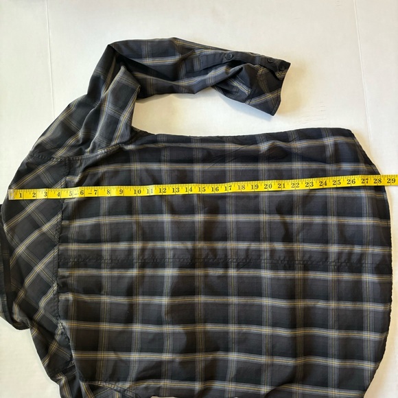 Machine Custom Co. Black/Yellow Plaid Long Sleeve Shirt Men's Medium - Picture 10 of 10